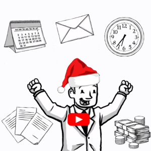 Gezellige feestdagen en gelukkig nieuwjaar