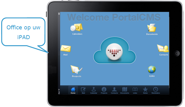 Hyperoffice op uw Ipad